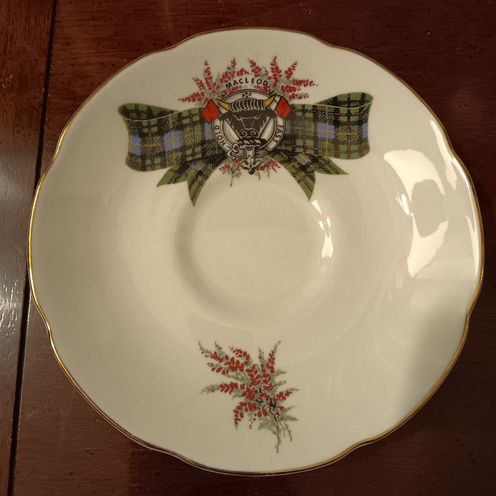 Royal Grafton Monteiths Tartan LTD SCOTLAND Saucer